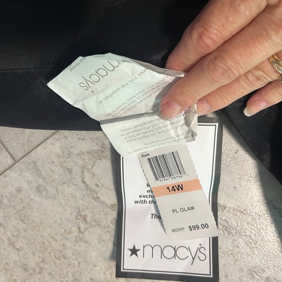 New Black Mother Bride B. Darlin Dress,New w tags Receipt,High low Mom of groom - Picture 3 of 6